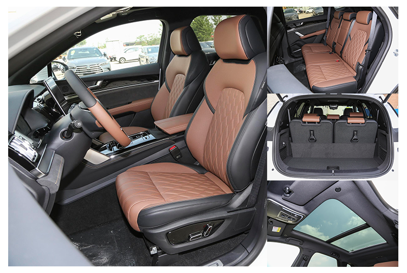 Single Motor BYD Tang Hybrid SUV 7 Seater 5 Door Middle SUV