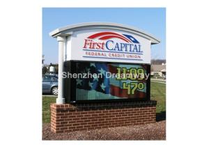 Quality 16mm Pixel Pitch Outdoor LED display Signs with Win2000 / XP / Vista , 256mm × 128 mm wholesale