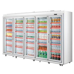Quality Easy Adjust Commercial Upright Freezer Glass Door Good Temperature Evenness wholesale