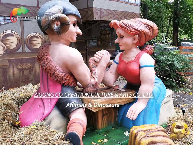 Weather Resistance Life Size Cartoon Characters Remote control