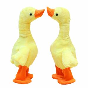 Quality Realistic 30cm Velvet Small Yellow Duck Stuffed Animal wholesale