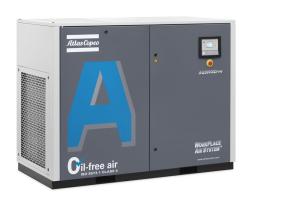 Quality 30kw Oil Free Atlas Screw Air Compressor AQ-30 VSD 72dB Noise Level wholesale