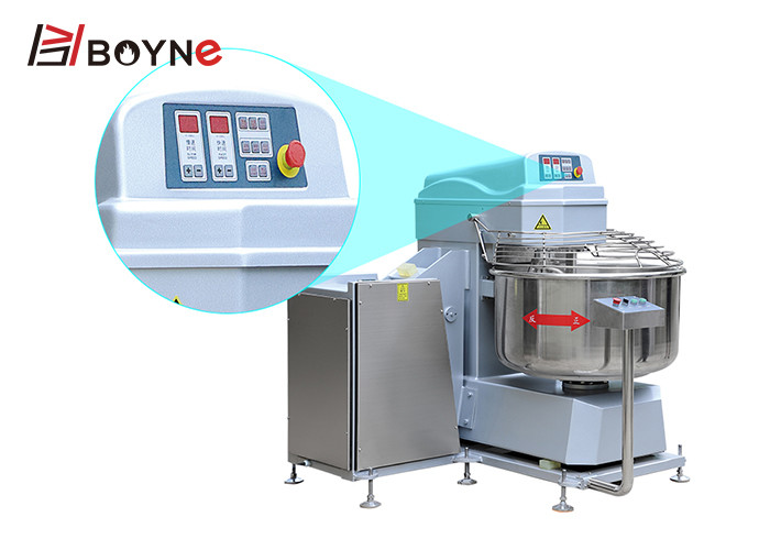 Double Speed Bakery Dough Mixer Machine With Cylinder Tank 100kg