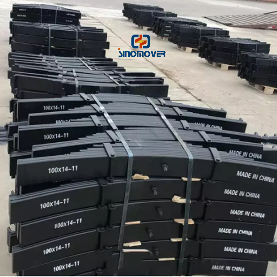 Original Semi Trailer Parts 90*16*9 Truck Suspension Parts Leaf Spring