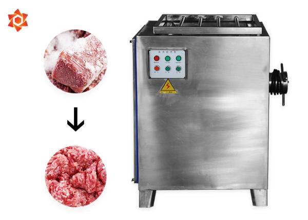 Small Electric Meat Processing Equipment / Meat Mincer Machine Stainless Steel