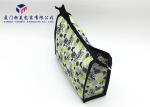 Fashionable Ladies Hand Canvas Cosmetic Bag 19cm Height Rectangle Shape