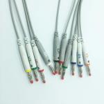 Banana Plug TPU 10 Leads 0.47lb Holter ECG Cable