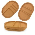Cork Desk Tray Set Storage Cork Accessory Tray Box Storing Jewelry