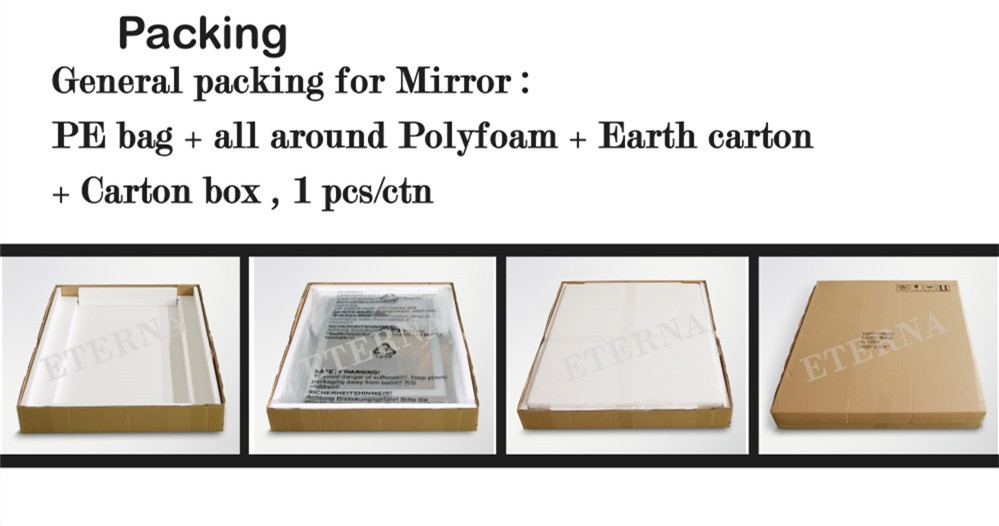 Waterproof Mirrors With Tv Built In With Defogger Lumen 1100-1200 LM/M