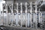 50 Bpm Pesticide Filling Machine 50-1000mL 8 Nozzles Packing Machine