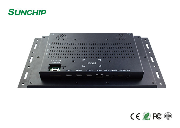 10.1 Inch RK3288 Open Frame LCD Display Frameless Embedded Install