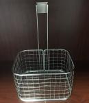 SS304 Metal Houseware silver Plating Wire Mesh Hanging Baskets