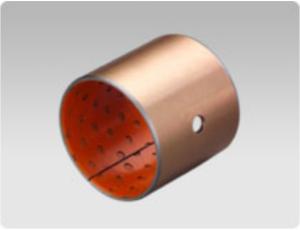 INW-2S Composite Bushings , Steel Backing Self Lubricating Dry Bush