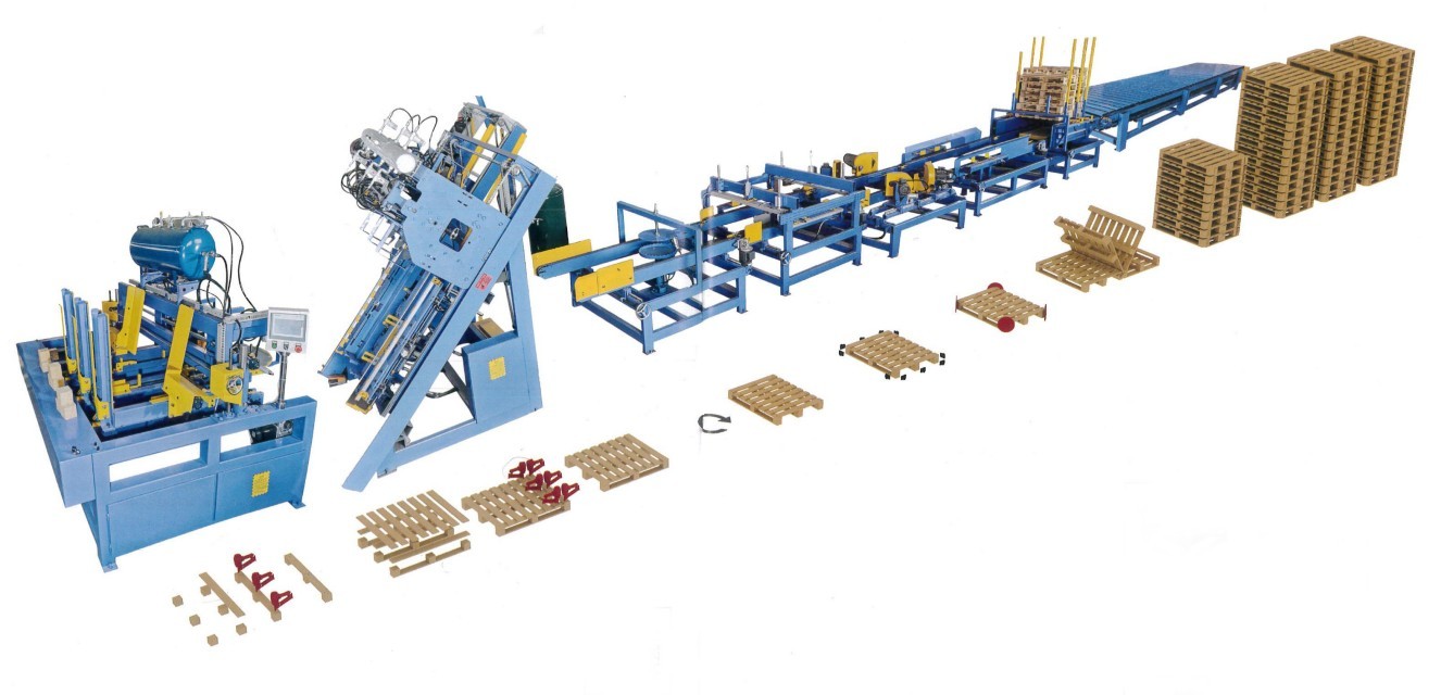 Production Line Wood Product Processing Pine Wood Saw Machine Wooden Pallet Machine