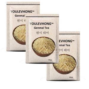 Quality YOULEVHONG Organic Brown Rice Green Tea Premium Genmai Tea Beauty Natural Herbal Detox Tea wholesale