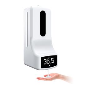 China Non Contact Auto Hand Sanitizer Dispenser With Digital Thermometer on sale