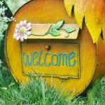 Creative DIY Animal Garden Ornament Handmade Metal Rooster Mailbox