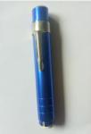 Blue Color Glossy Finish Pen Styple Aluminum Alloy Chalk Holder