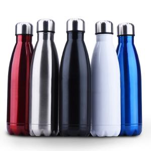 Quality Double Wall Stainless Steel Flask Bottle Insulated Leak Proof Cola Shaped 750ml wholesale