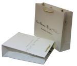 250gsm Art Paper Carrier Bags Single Color Printing Hotstamped And Embossed Logo