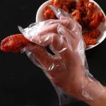 Plastic Food Grade Disposable GlovesFor Restaurant Household Food Cleaning