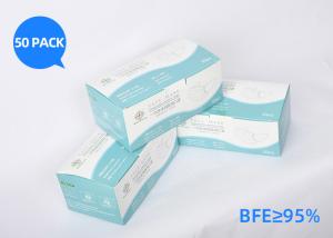 Quality 175*95mm Disposable Surgical Face Mask Excellent Bacterial Filtration Properties wholesale