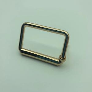 Quality Gold Metal Mens Square Belt Buckle Clothing Accessories Decoration wholesale