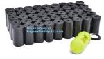 D2W eco friendly dog poop dirt bags daily pet/baby use collectedtion, Portable