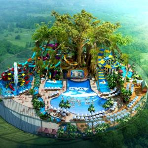 Quality Customization Fiberglass Water Park Design Theme Park Concept Design wholesale