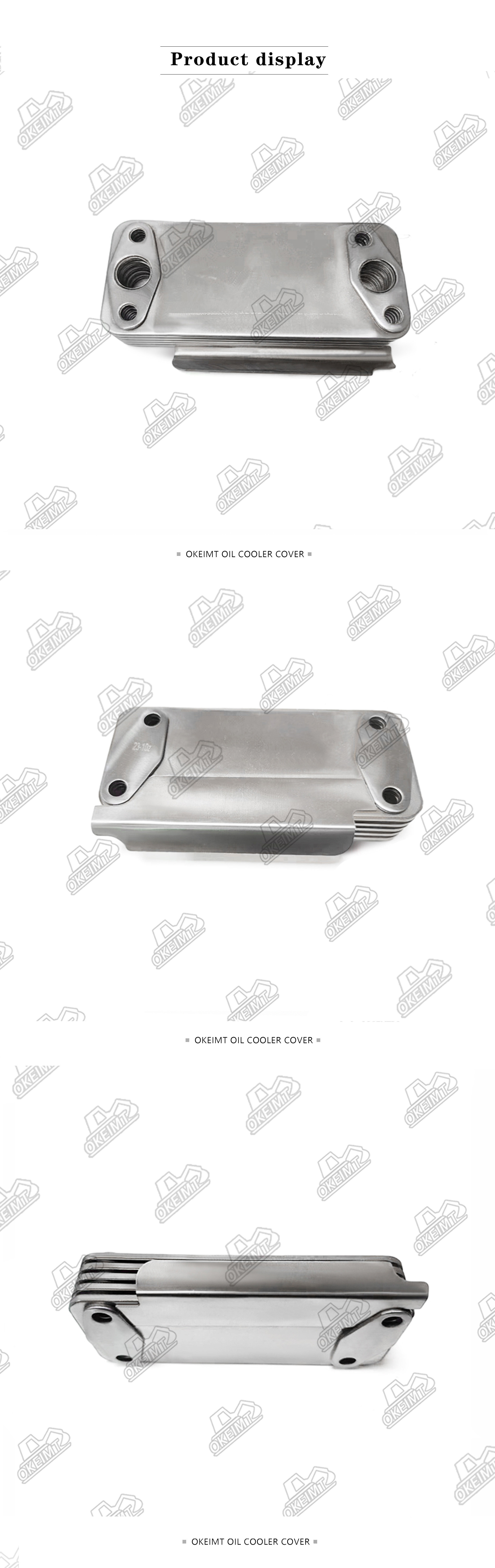 Cummins ISF3.8-5P Diesel Engine Motor Part 4990291 Oil Cooler Core
