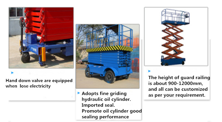 Flexible Hand Operated Scissor Lifting Table