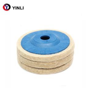 Quality 125mm 5 Inch Glass Edge Polishing Wheel Industrial Blue Color wholesale