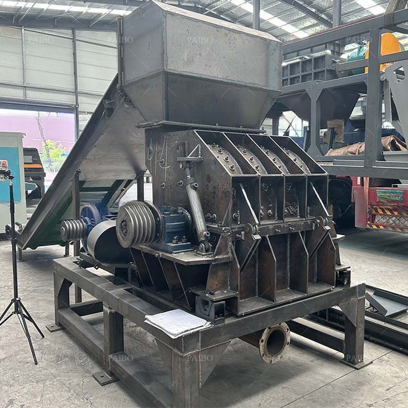 30kW Heavy Industrial Can Iron Aluminum Car Steel Crusher for Scrap Metal Shredding