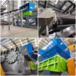 Dual Shaft Plastic Film Shredder Waste Recycling Two Shaft Shredder