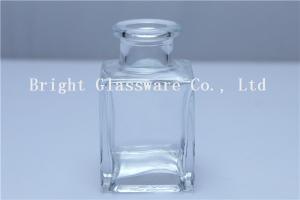 Quality small square glass perfume bottle sale wholesale