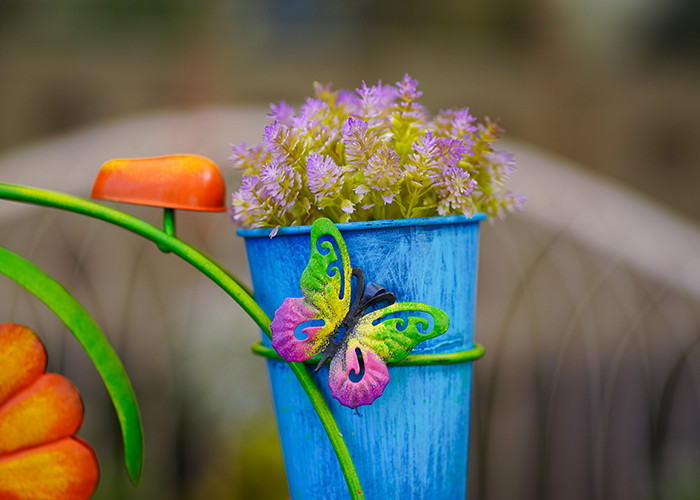 Metal Bicycle Flowerpot Garden Decoration Simple Flowerpot Decoration