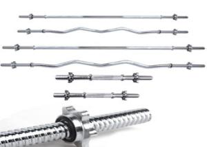 Quality 25mm*1200mm 1500mm 1800mm Crossfit Barbell Curl Bar For Weight Lifting bar wholesale
