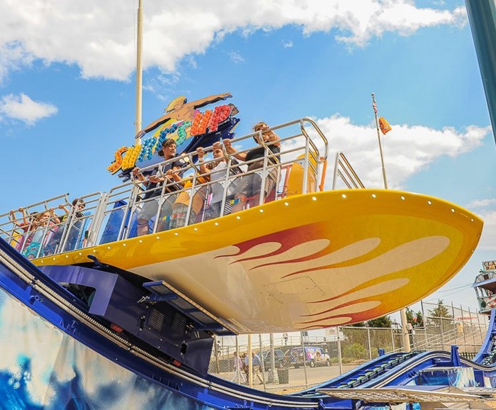 Sliding Type Flying UFO Rides With Corrosion Resistant And Stable Material