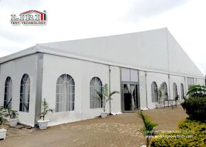 Quality 15m by 40m White PVC Waterproof Luxury Wedding Tents , White Wedding Reception Tent wholesale
