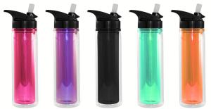 Quality Tritan insulated plastic bottle, double wall water bottle, bpa free plastic bottle wholesale