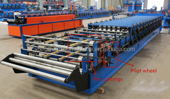 Hot sale high quality double layer ibr and corrugated profile roof sheet roll forming machine
