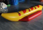 OEM Commercial Inflatable Banana Boat 4 Persons Capactiy Strong Stitching
