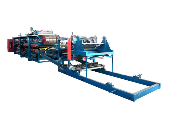 Rock Wool Sandwich Panel Forming Machine / Sandwich Panel Machine Line Size 30*2.2*2.5m