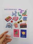 CMYK Vinyl Tumbler Waterproof Print Sticker Labels Adhesive