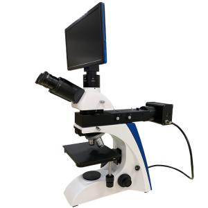 China Industrial Video Metallurgical Digital Microscope With LCD Touch Screen on sale