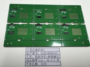Quality White/Black/Yellow Silkscreen HDI PCBs Impedance Control FR-4 3mil Min. Annular Ring wholesale