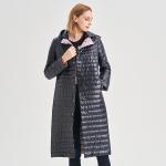 FODARLLOY 2022 New winter women casual hooded fluffy and thicken warm coat