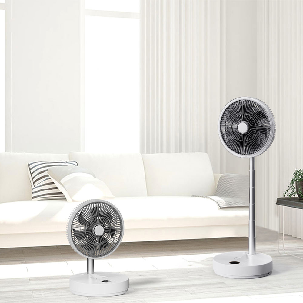 Home Plastic Stand Fan HY-350-10 HY-350-12 with Simple Design and Soundless Operation