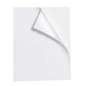 Quality A4 Sheet BOPP Self Adhesive Sticky Labels Silver Hot Stamping wholesale