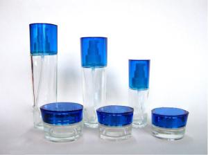 Quality OEM 120ML 45ML 20G Frosting Empty Cosmetic Glass Bottles for Lotion Eye Cream wholesale